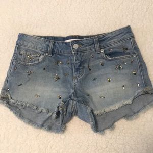 Denim shorts